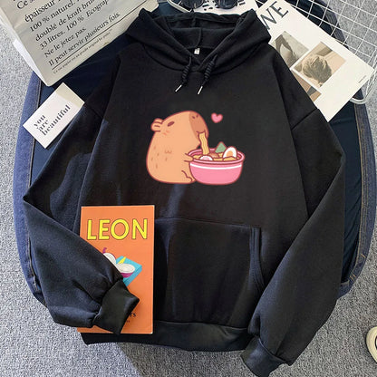 Kawaii Capybara Ramen Hoodie