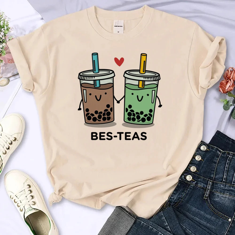 "Bes-Teas" Boba Tea Friendship T-Shirt