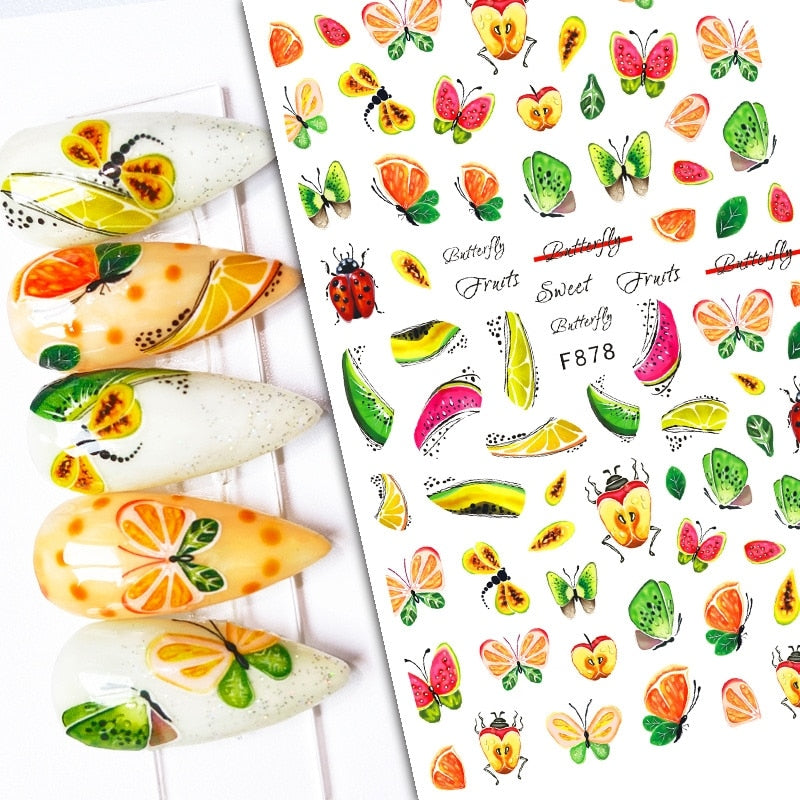 Nail Art Fruit Decals