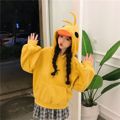 Kawaii Casual Duck Hoodie