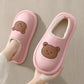 Thick Teddy Bear Winter Slippers