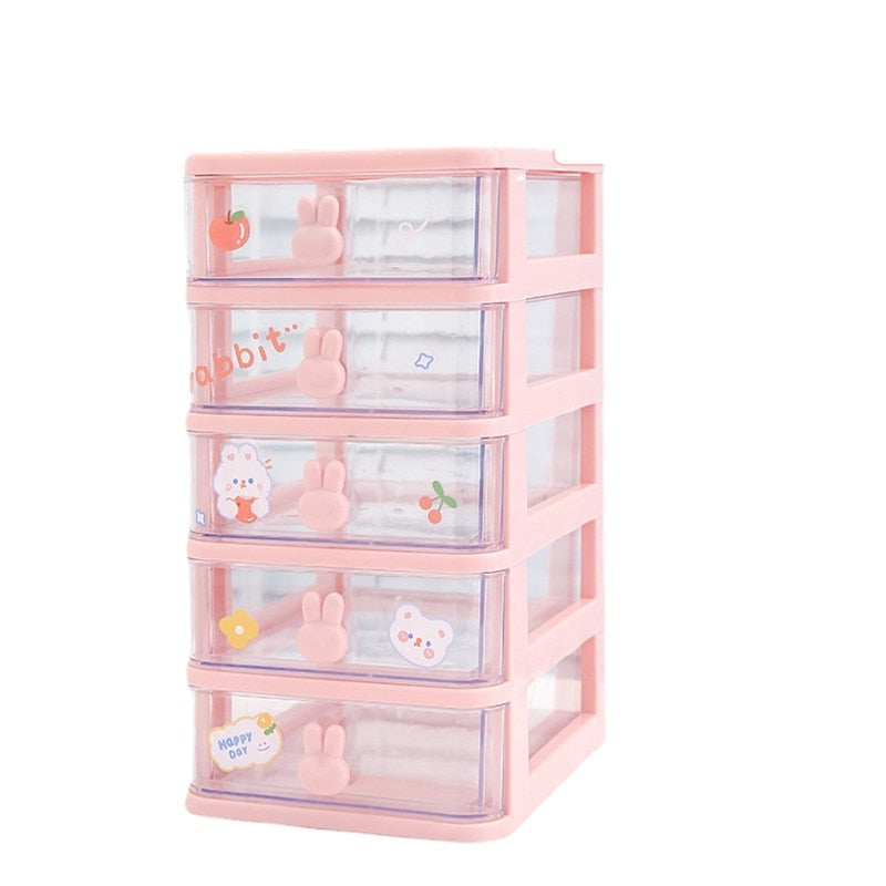 Kawaii Desktop Storage Box Organizer