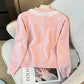 Lace Collar Pastel Cardigans