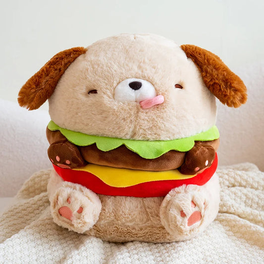 Hamburger Puppy Plushie