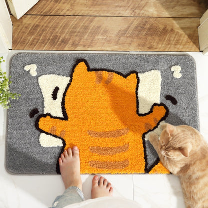 Kawaii Cat Absorbent Bathroom Doormat