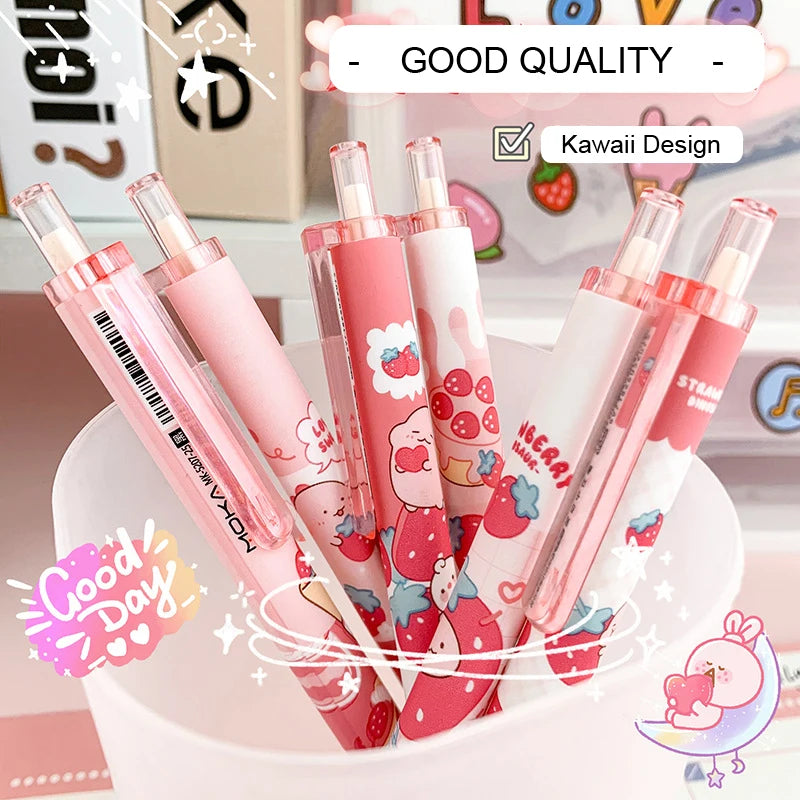 Strawberry Sweets Character Pens Set