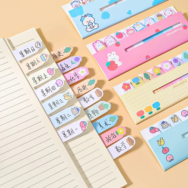 Kawaii Bookmark Sticky Notes