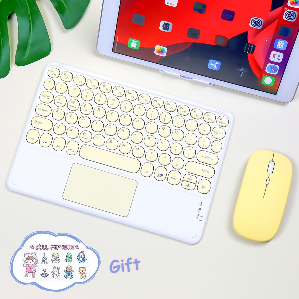Kawaii Pastel Wireless iPad Keyboard & Mouse