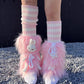 Harajuku Furry Bunny Leg Warmers