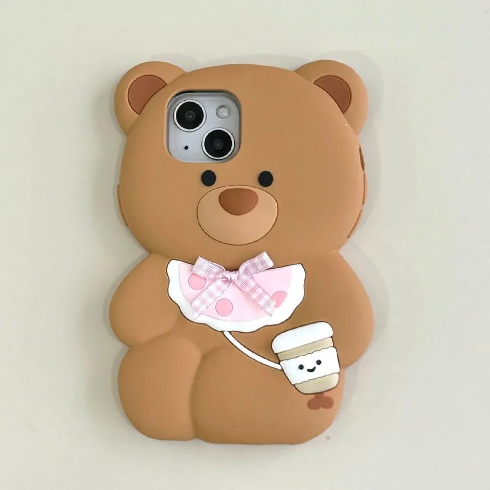 Kawaii Bear iPhone Case