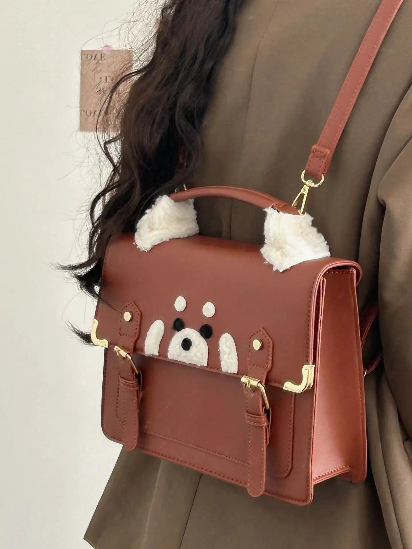 Kawaii Red Panda Crossbody Bag