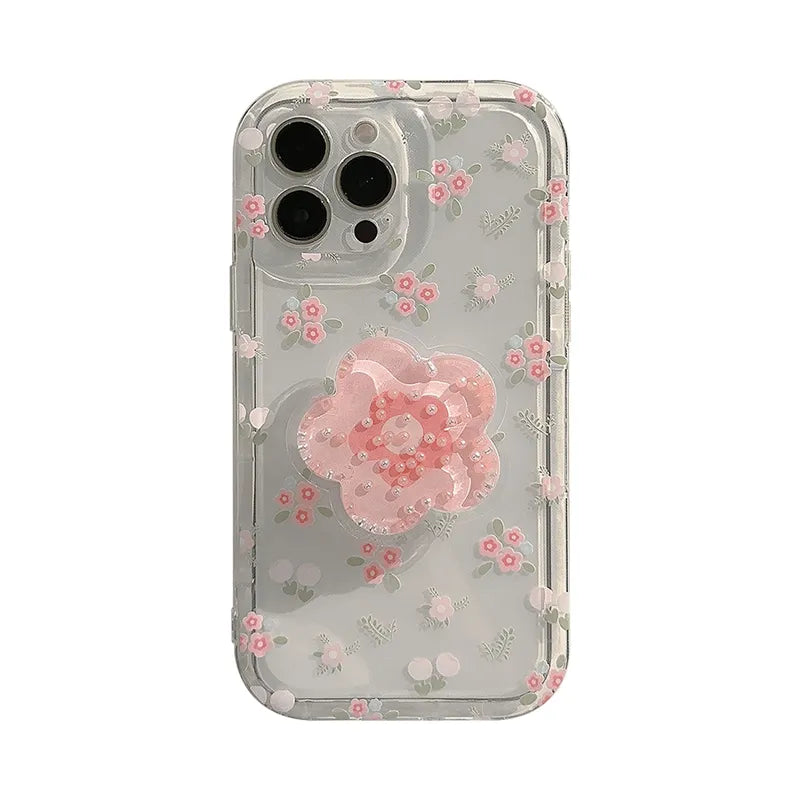 Kawaii Sakura Cherry Blossom iPhone Case