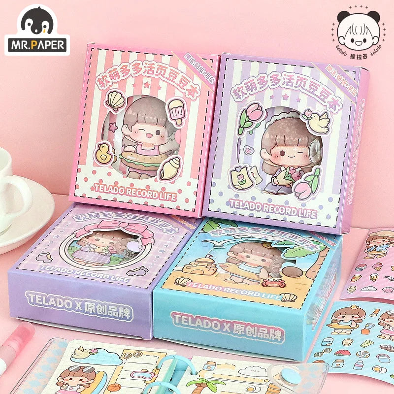 Kawaii Kawaii Girl Summer Seaside Notebooks