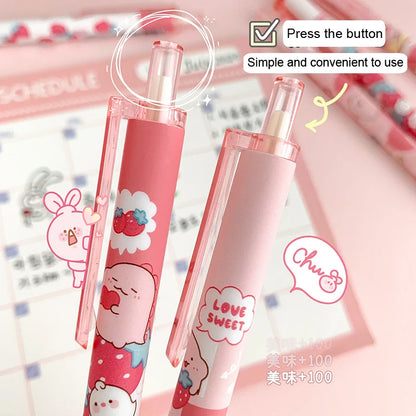 Strawberry Sweets Character Pens Set