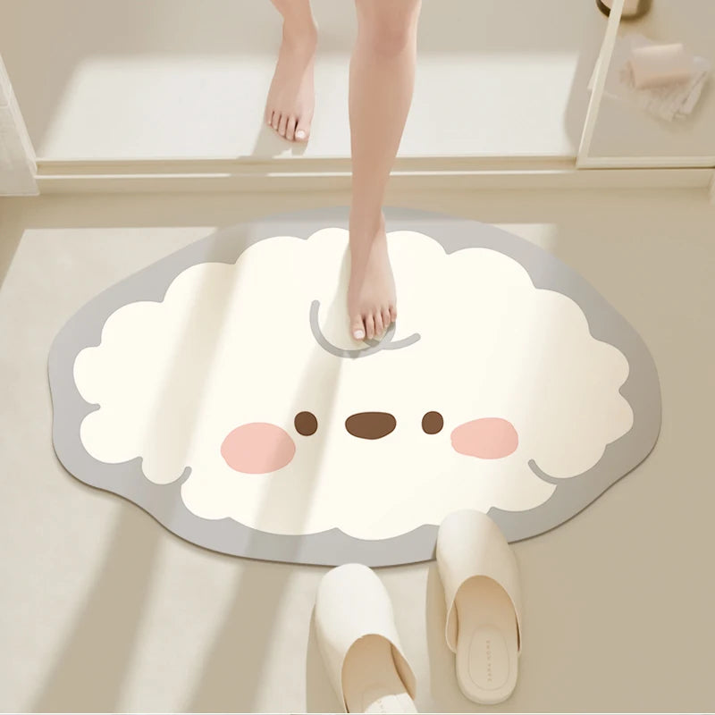 Kawaii Animal Bathroom Floor Mats