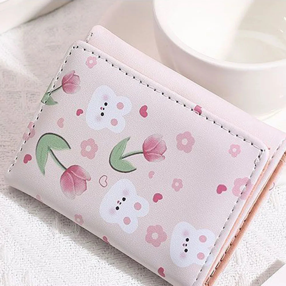 Kawaii Tulip Bunny Wallets