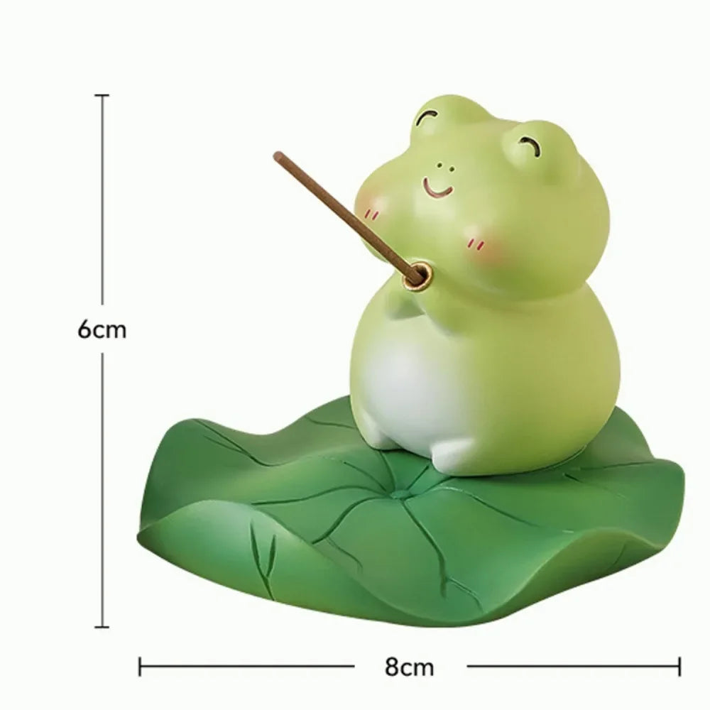 Kawaii Frog Phone Stand & Incense Holder
