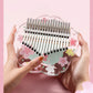 Clear Sakura Shaped Kalimba