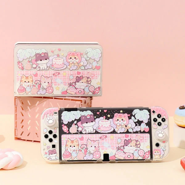 Kawaii Animals with Sweet Nintendo Switch Case