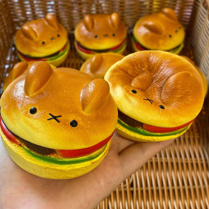 Hamburger Bear Squish Toy