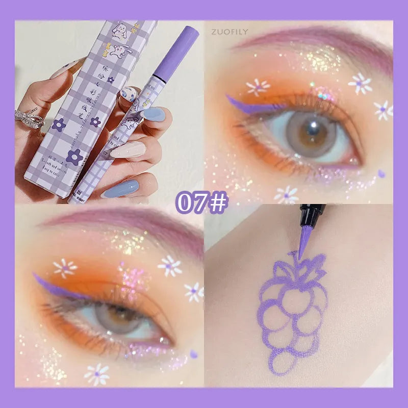 Kawaii Smooth Colorful Matte Eyeliner