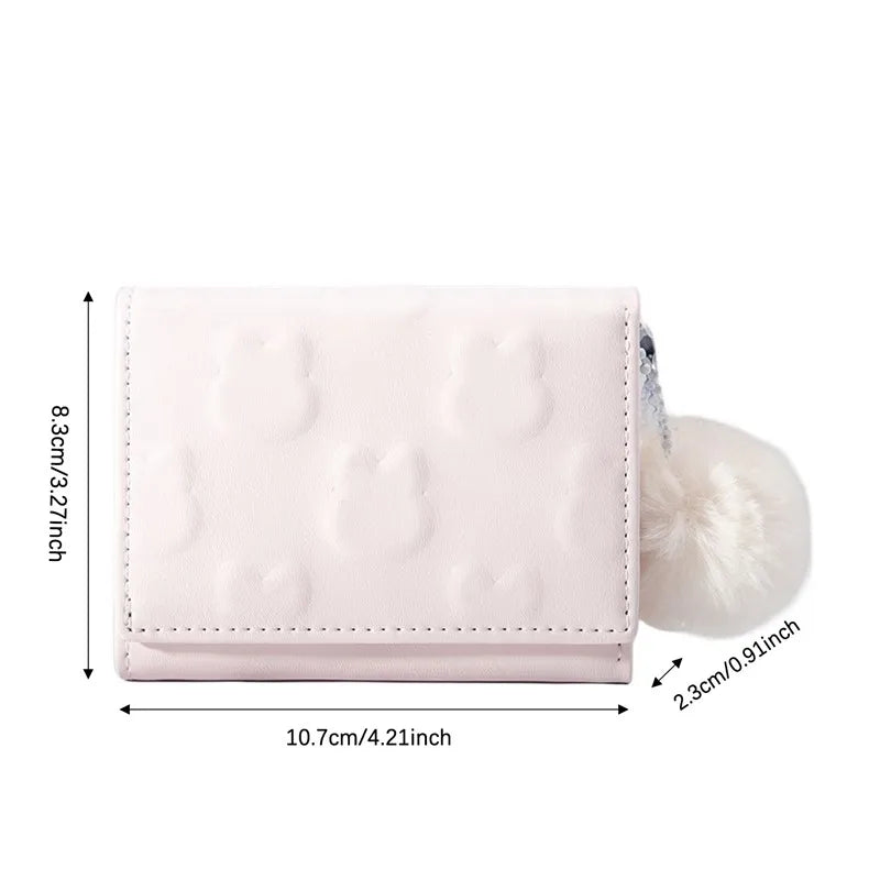 Embossed Bunny Pattern Wallets