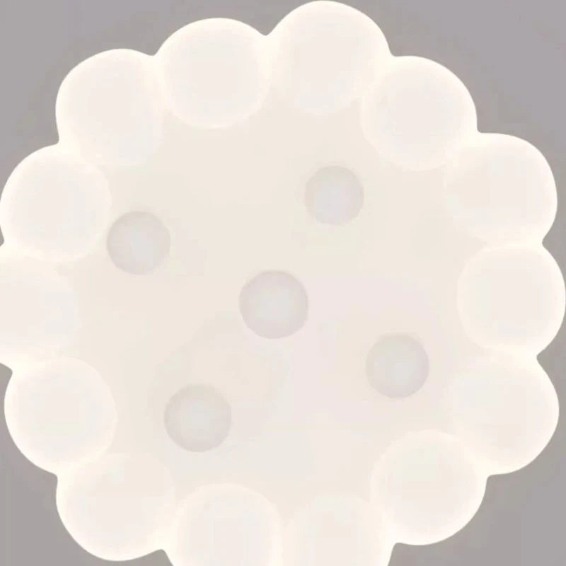 Cloud Chandelier Lamp on a grey background

