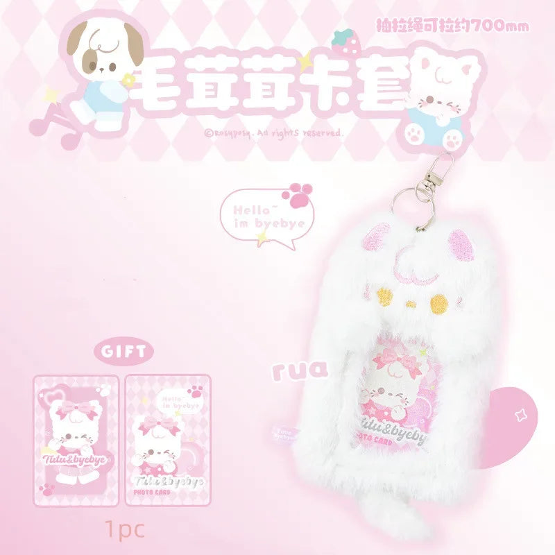 Kawaii Puppy & Kitty Plush Photo Card Holders – Kore Kawaii