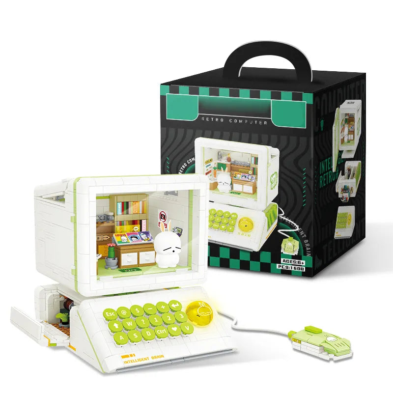 Kawaii Computer Bunny Building Bricks Set – Kore Kawaii