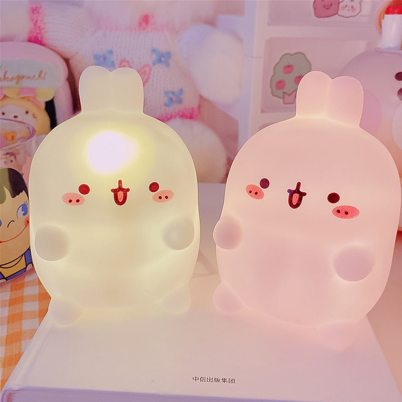 Kawaii Happy Bunny Night Lights