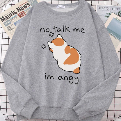 Angry cat sweater sales