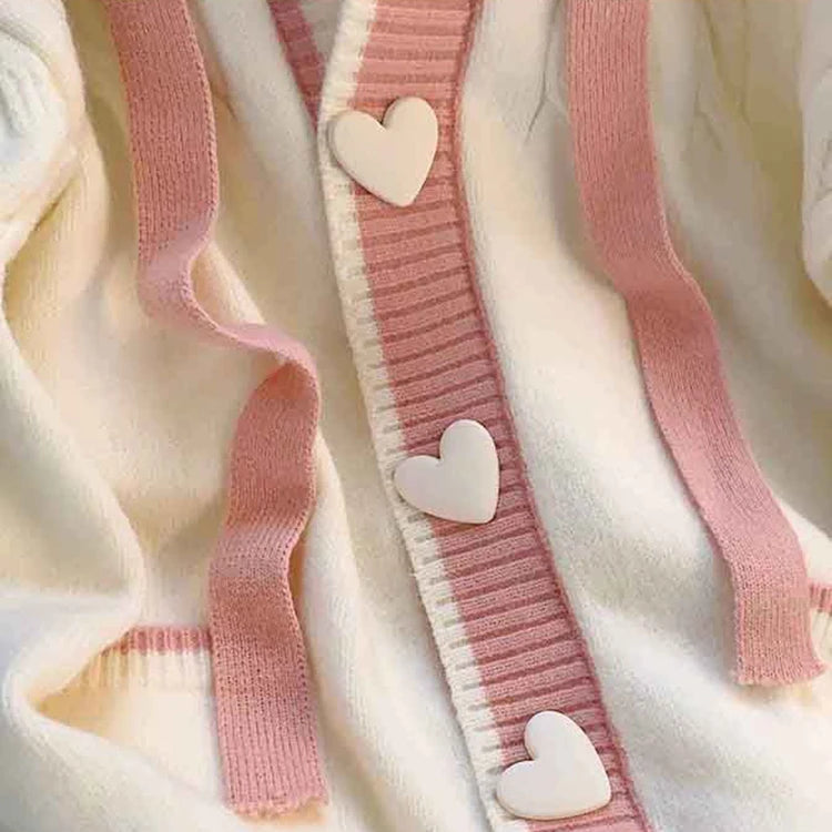 Sweet Hearts Hooded Cardigan