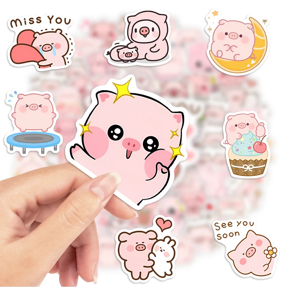 Kawaii Pig Sticker Pack