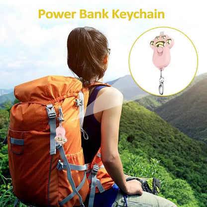 Cat Paw Power Bank Keychain