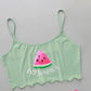 Watermelon Crop Top Pajamas