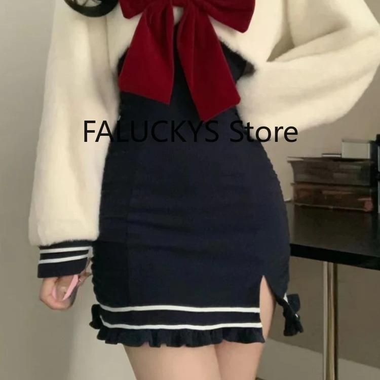 Long Sleeve Sailor Mini Dress