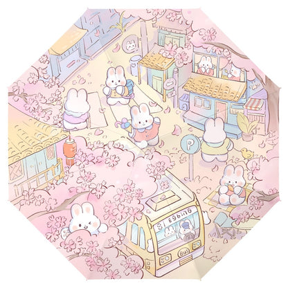 Sakura Town Bunny Umbrella