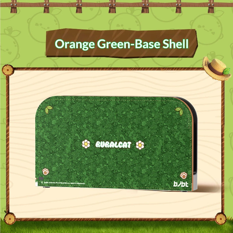 Green shell with 'Ruralcat' branding on a decorative background