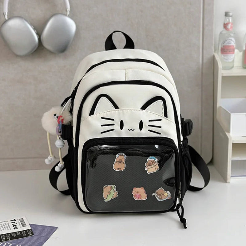 Pretty Neko School Ita Backpack 🐾✨ – Kore Kawaii