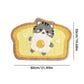 Kitty Toast Bath Mat Rug