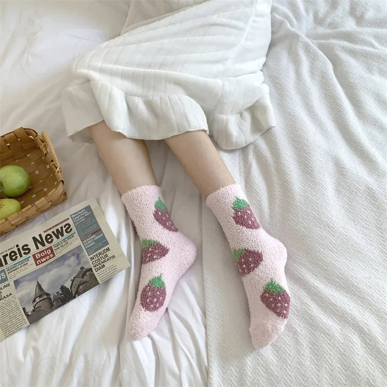 Soft Plush Sleeping Socks