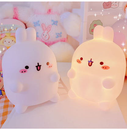 Kawaii Happy Bunny Night Lights