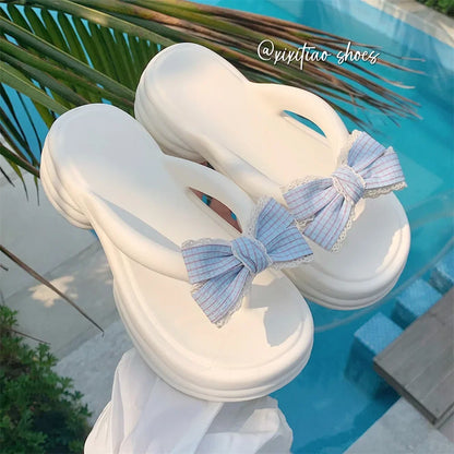 Cute Bow Beach Sandals