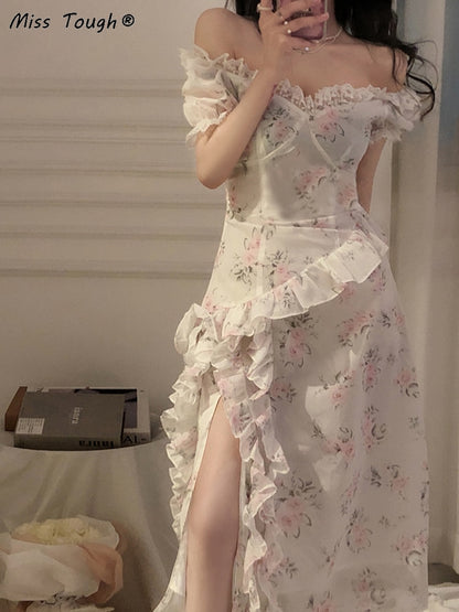 Kawaii Vintage Floral Dress