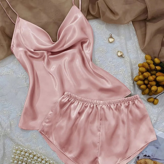 Silky Pink Pajamas