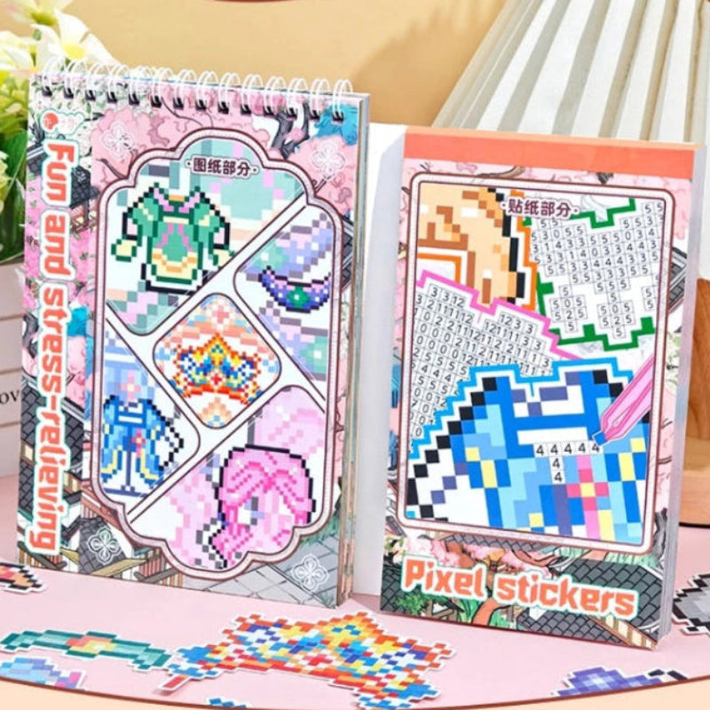 ZIYI Dress Up Pixel Art Stickers