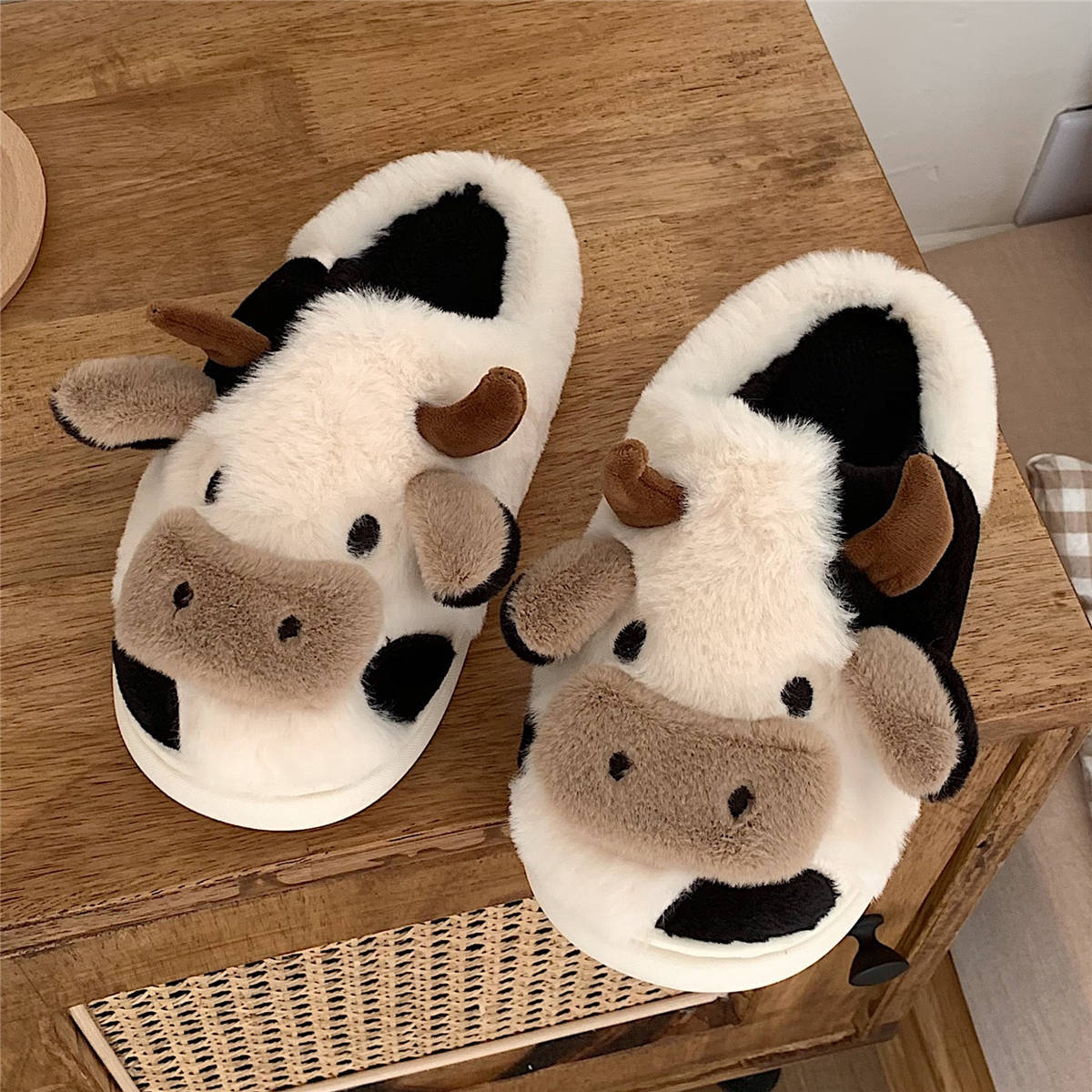 Cute Cow Slippers