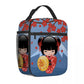 Kokeshi Doll Insulated Lunch Bags