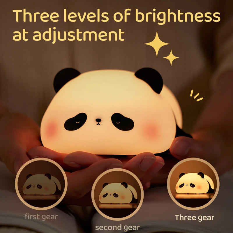 Sleepy Panda LED Night Lights