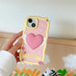 Kawaii Heart Wings iPhone Case